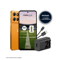 Teléfono G15 Naranja | 256 GB