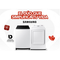 Lavadora Samsung 46 lb + Secadora Samsung 48 lb
