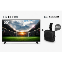 Combo TV 4K 55UA7300 55" + Parlante portátil mini