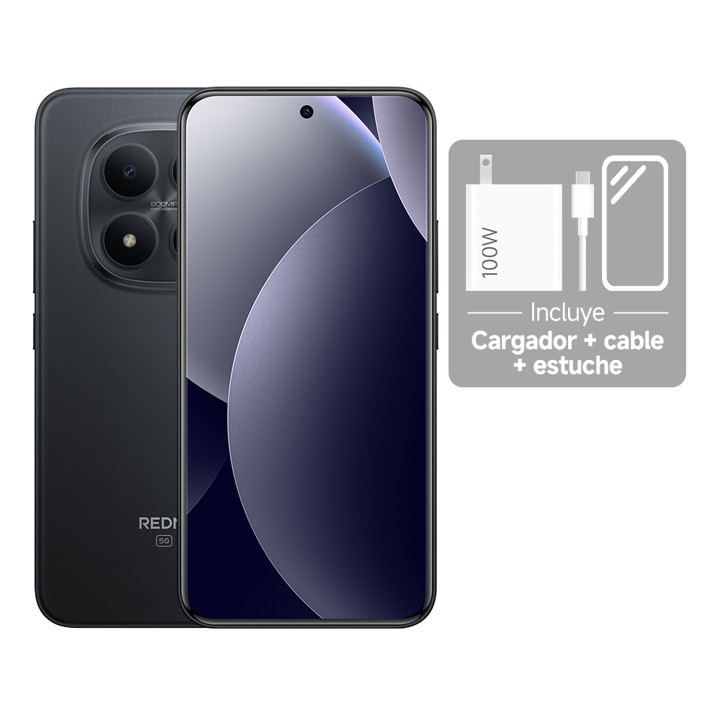 Teléfono Redmi Note 15 PRO+ 5G 512 GB | Negro | Omnisport